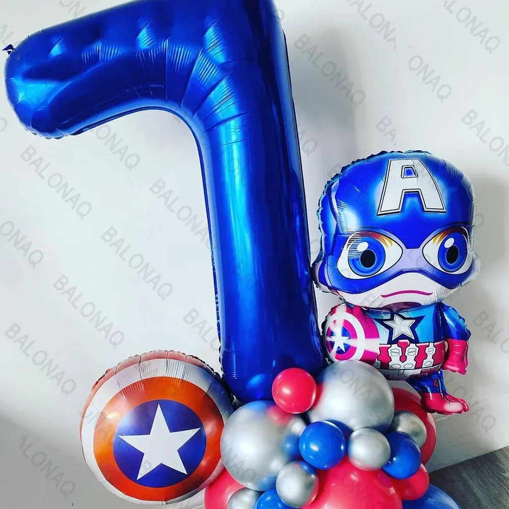 24pcs Avengers Super Hero Balloons Captain America 32inch Number Balloon Latex Balloon Baby Shower Party Decoration Set
24pcs Avengers Super Hero Balloons Captain America 32inch Number Balloon Latex Balloon Baby Shower Party Decoration Set