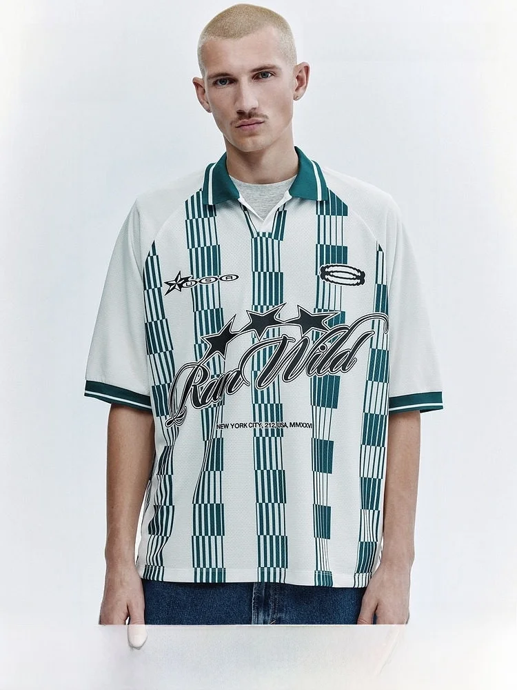 Loose Fit Men's Shirt Fitness Football Trendy H&M Casual Wear Polyester Material Regular Thickness Spring Season
Loose Fit Men's Shirt Fitness Football Trendy H&M Casual Wear Polyester Material Regular Thickness Spring Season