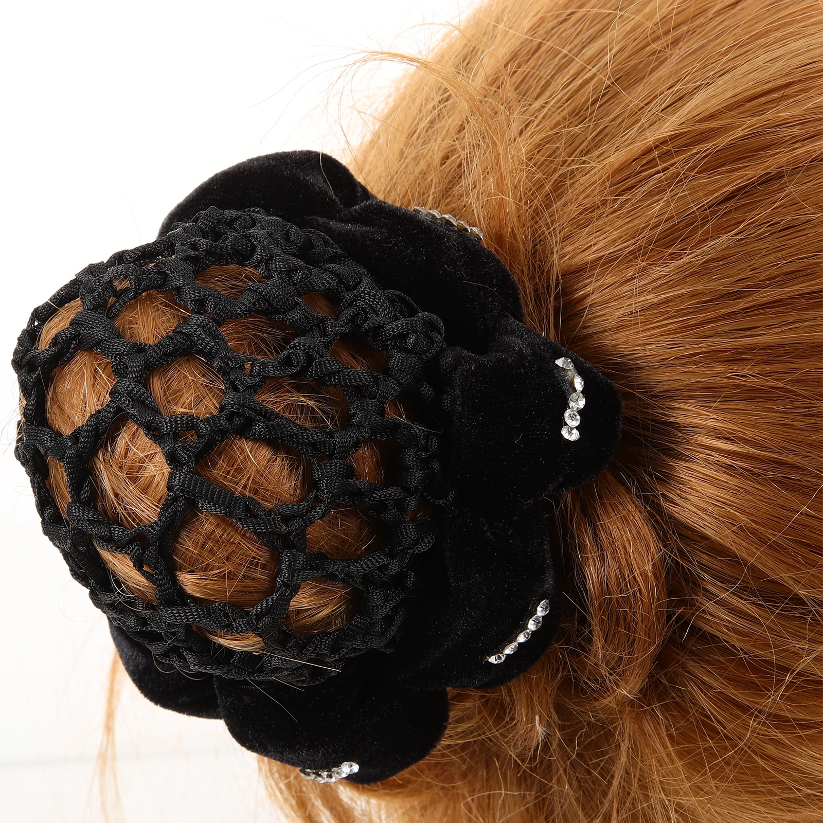 Fabric Pinhai Net Headdress Hair Bun Covers for Women Rhinestones Nets Food Service Workers Miss Elastic
Fabric Pinhai Net Headdress Hair Bun Covers for Women Rhinestones Nets Food Service Workers Miss Elastic