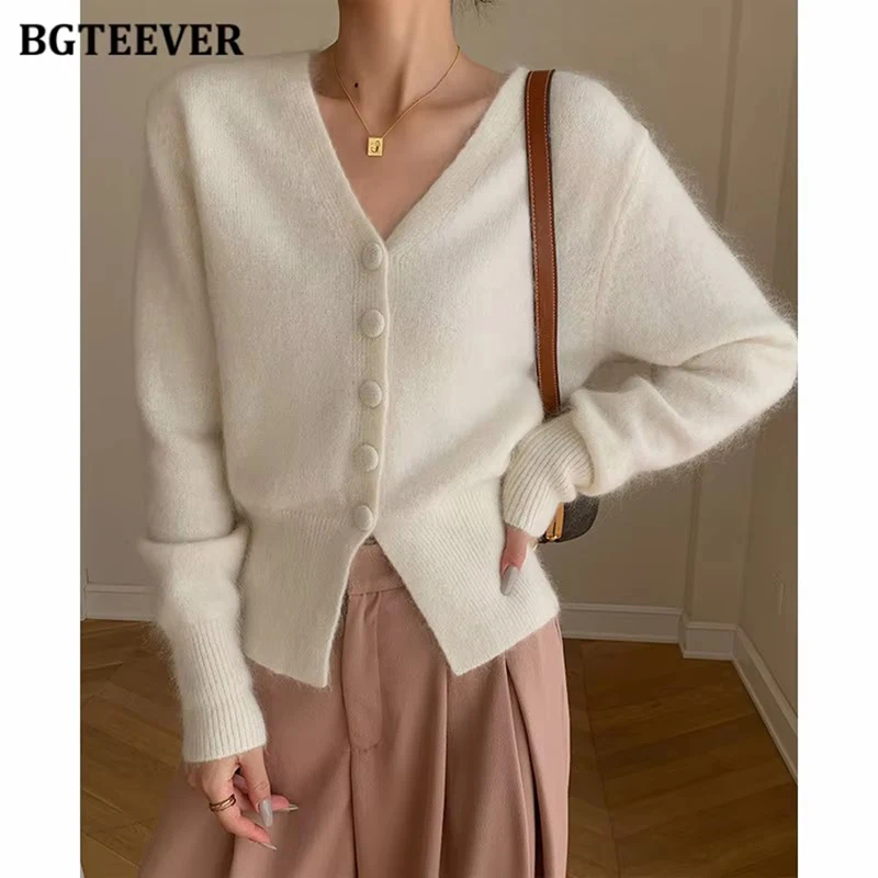 BGTEEVER Autumn Winter V-neck Single-breasted Open Stitch Sweaters Women Casual Full Sleeve Ladies Solid Knitted Cardigans Coats
BGTEEVER Autumn Winter V-neck Single-breasted Open Stitch Sweaters Women Casual Full Sleeve Ladies Solid Knitted Cardigans Coats
