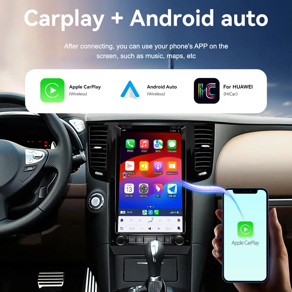 Android Auto Carplay Navi Air Condition For Infinite QX70 2013-2016 Car Radio Multimedia Player 13.6 Inch Screen Head Unit FM AM
Android Auto Carplay Navi Air Condition For Infinite QX70 2013-2016 Car Radio Multimedia Player 13.6 Inch Screen Head Unit FM AM