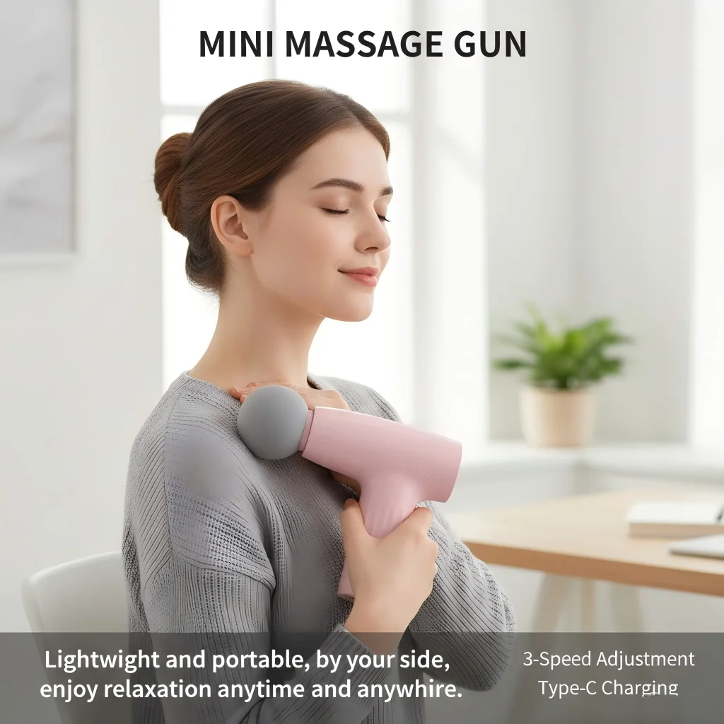 Мини-массажер для мышц розового цвета, портативный массажный пистолет для глубоких тканей, терапевтический массажный пистолет, фасциальный массажер, ручной массажер для глубоких тканей
Мини-массажер для мышц розового цвета, портативный массажный пистолет для глубоких тканей, терапевтический массажный пистолет, фасциальный массажер, ручной массажер для глубоких тканей