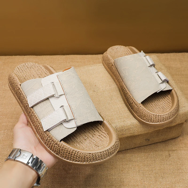 Summer Plus Size Men Trendy Single Strap Slides Soft Sole Casual Beach Slippers
Summer Plus Size Men Trendy Single Strap Slides Soft Sole Casual Beach Slippers