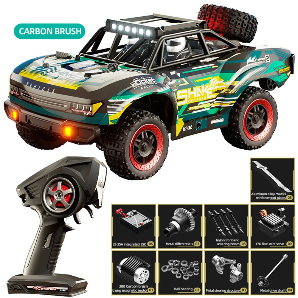 JJRC C8820 RTR 1/18 2.4G 4WD 31km/h RC Car Short Course Off-Road Truck Full Proportional Metal Differential Vehicles Models Toys
JJRC C8820 RTR 1/18 2.4G 4WD 31km/h RC Car Short Course Off-Road Truck Full Proportional Metal Differential Vehicles Models Toys