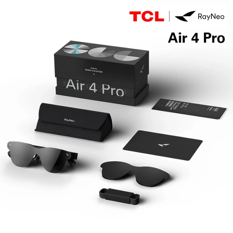 Новые умные очки Rayneo Air 4 Pro AR DHR10 1200 нит версии4000 AI HDR Экран 3840 Гц ШИМ 3D-очки Aduio от Bang &Olufsen
Новые умные очки Rayneo Air 4 Pro AR DHR10 1200 нит версии4000 AI HDR Экран 3840 Гц ШИМ 3D-очки Aduio от Bang &Olufsen