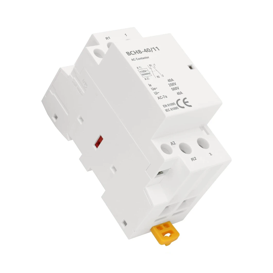 ABILKEEN BCH8-40/11 40A Нагрузочный бытовой контактор переменного тока 1NO1NC Универсальная схема управления AC24V/110V/230V Контактор переменного тока 2-полюсный 
ABILKEEN BCH8-40/11 40A Нагрузочный бытовой контактор переменного тока 1NO1NC Универсальная схема управления AC24V/110V/230V Контактор переменного тока 2-полюсный