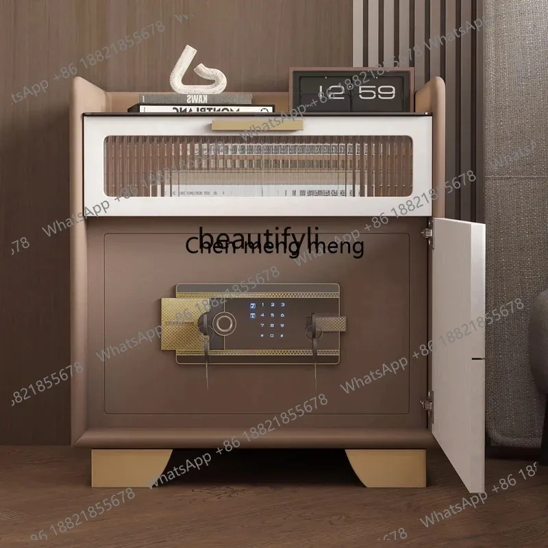 LHY26 ss HJ Bedside Table Light Luxury Modern Minimalist Bedroom Solid Wood Leather Rechargeable Bedside Cabinet with Lock
LHY26 ss HJ Bedside Table Light Luxury Modern Minimalist Bedroom Solid Wood Leather Rechargeable Bedside Cabinet with Lock