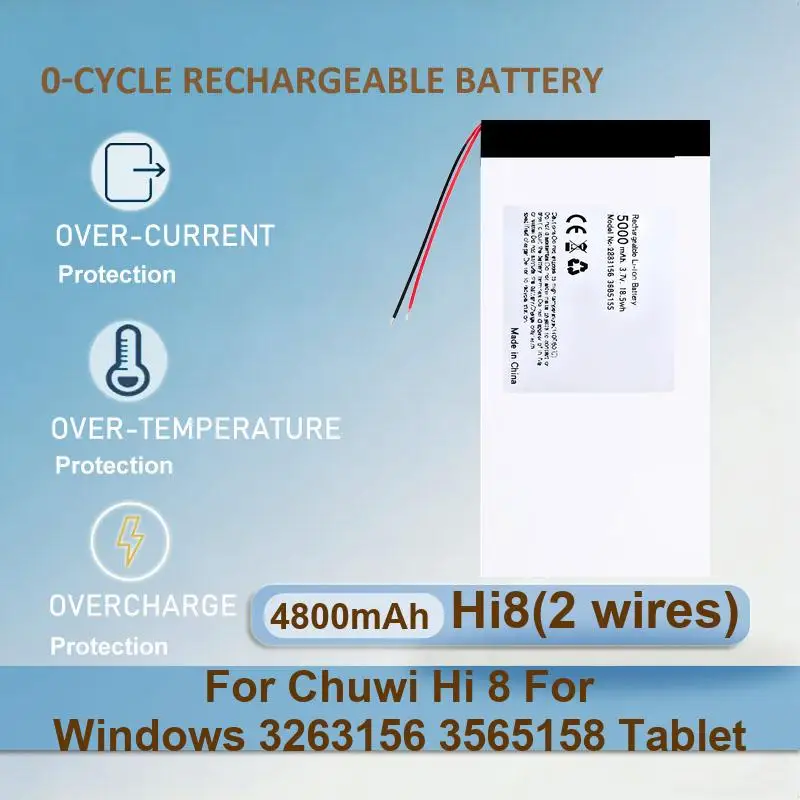 Battery For Chuwi GemiBook Pro 13 CWI528 Laptop 14 CWI529 FreeBook CWI557 13.5 inch Hi10 X Hi10X Tablet PC Accumulator 7-Wire
Battery For Chuwi GemiBook Pro 13 CWI528 Laptop 14 CWI529 FreeBook CWI557 13.5 inch Hi10 X Hi10X Tablet PC Accumulator 7-Wire