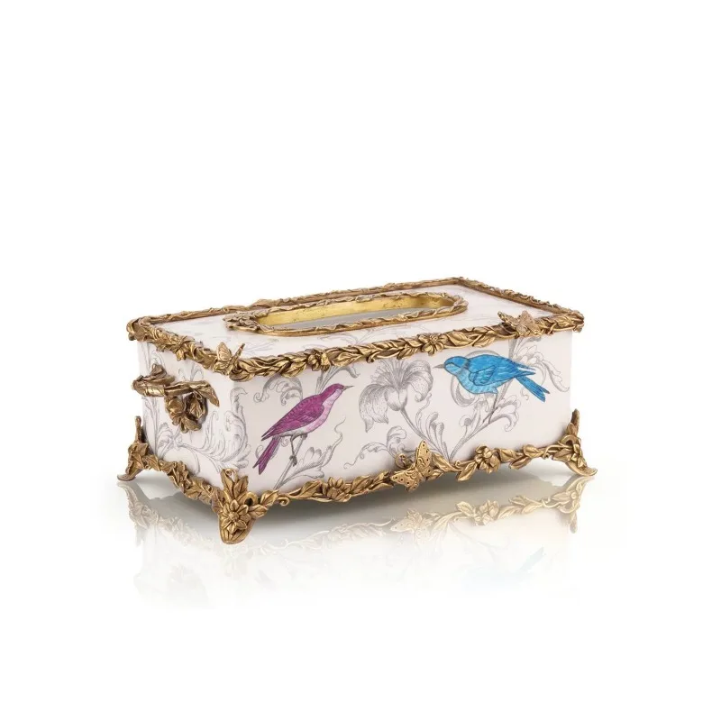 New Chinese high-end light luxury square tissue box, living room dining table ceramic paper box
New Chinese high-end light luxury square tissue box, living room dining table ceramic paper box