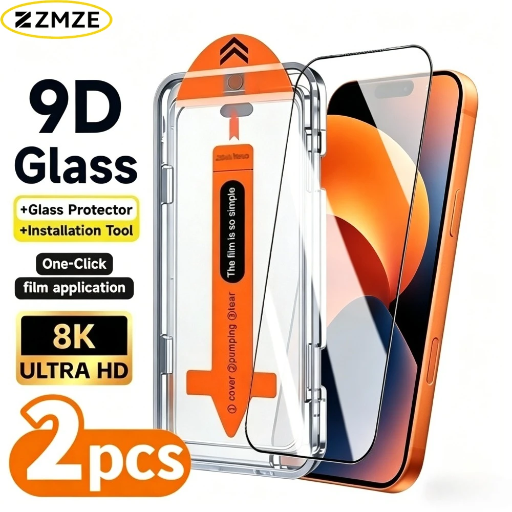 2 шт. Защитное стекло Full Cover для iPhone 17, 16, 15, 14 Pro Max, Air 17e, 16e, 13, 12 Pro, 15, 14 Plus с установкой без пыли
2 шт. Защитное стекло Full Cover для iPhone 17, 16, 15, 14 Pro Max, Air 17e, 16e, 13, 12 Pro, 15, 14 Plus с установкой без пыли
