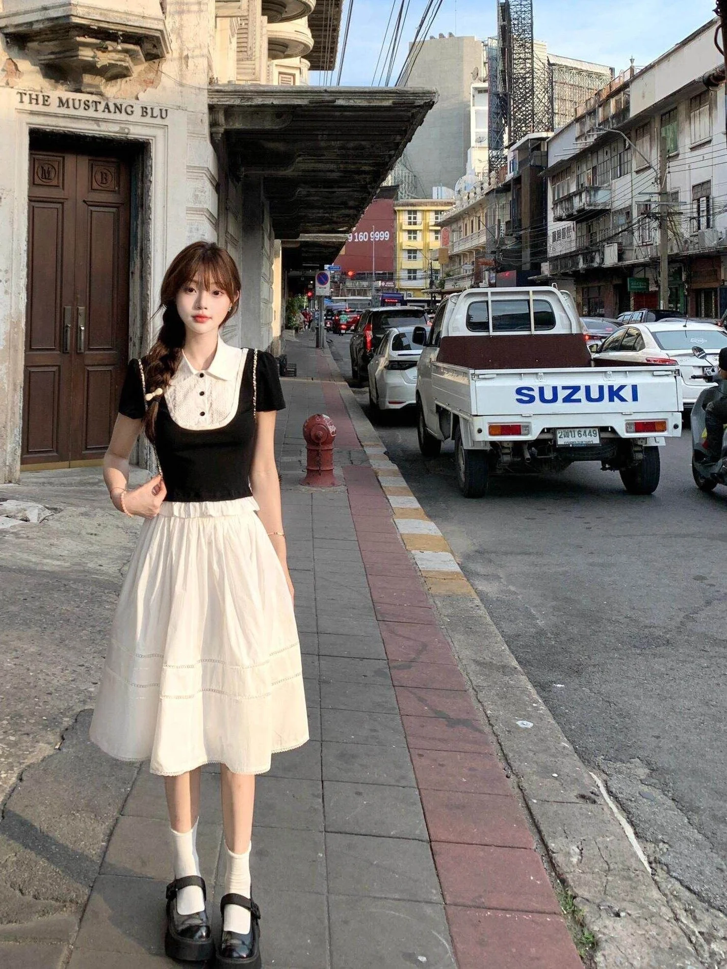 Summer Miu Style Sweet Girl Feeling Two-Piece Set High Waist Short Shorts Sweet Youthful Ootd Fashionable Casual Comfortable
Summer Miu Style Sweet Girl Feeling Two-Piece Set High Waist Short Shorts Sweet Youthful Ootd Fashionable Casual Comfortable
