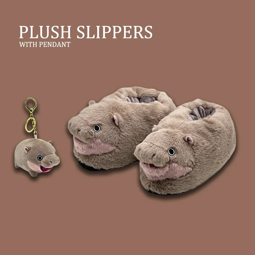 MyRytanda Christmas Hippo Plush Slippers Funny Bouncing Pig Plush Shoe Soft Adults House Slipper Animals Hippopotamus Shoes
MyRytanda Christmas Hippo Plush Slippers Funny Bouncing Pig Plush Shoe Soft Adults House Slipper Animals Hippopotamus Shoes
