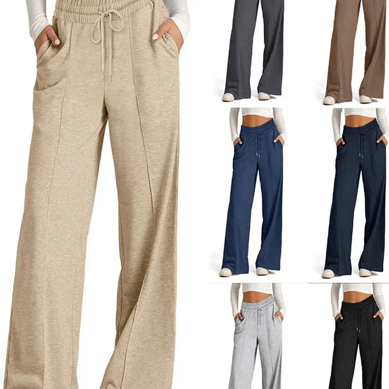 Модные женские повседневные брюки с высокой талией и широкими штанинами, с цветным поясом, осенне-зимние, в уличном стиле, свободного кроя
Модные женские повседневные брюки с высокой талией и широкими штанинами, с цветным поясом, осенне-зимние, в уличном стиле, свободного кроя