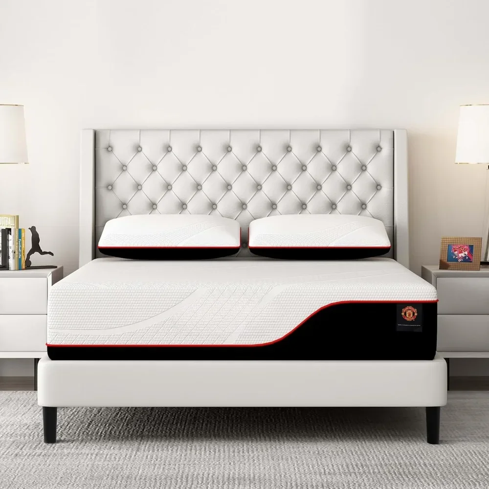 Full Size Mattress Bed Mattress, Manchester United 12 Inch Memory Foam Mattress, Cool Sleep & Pressure Relief
Full Size Mattress Bed Mattress, Manchester United 12 Inch Memory Foam Mattress, Cool Sleep & Pressure Relief