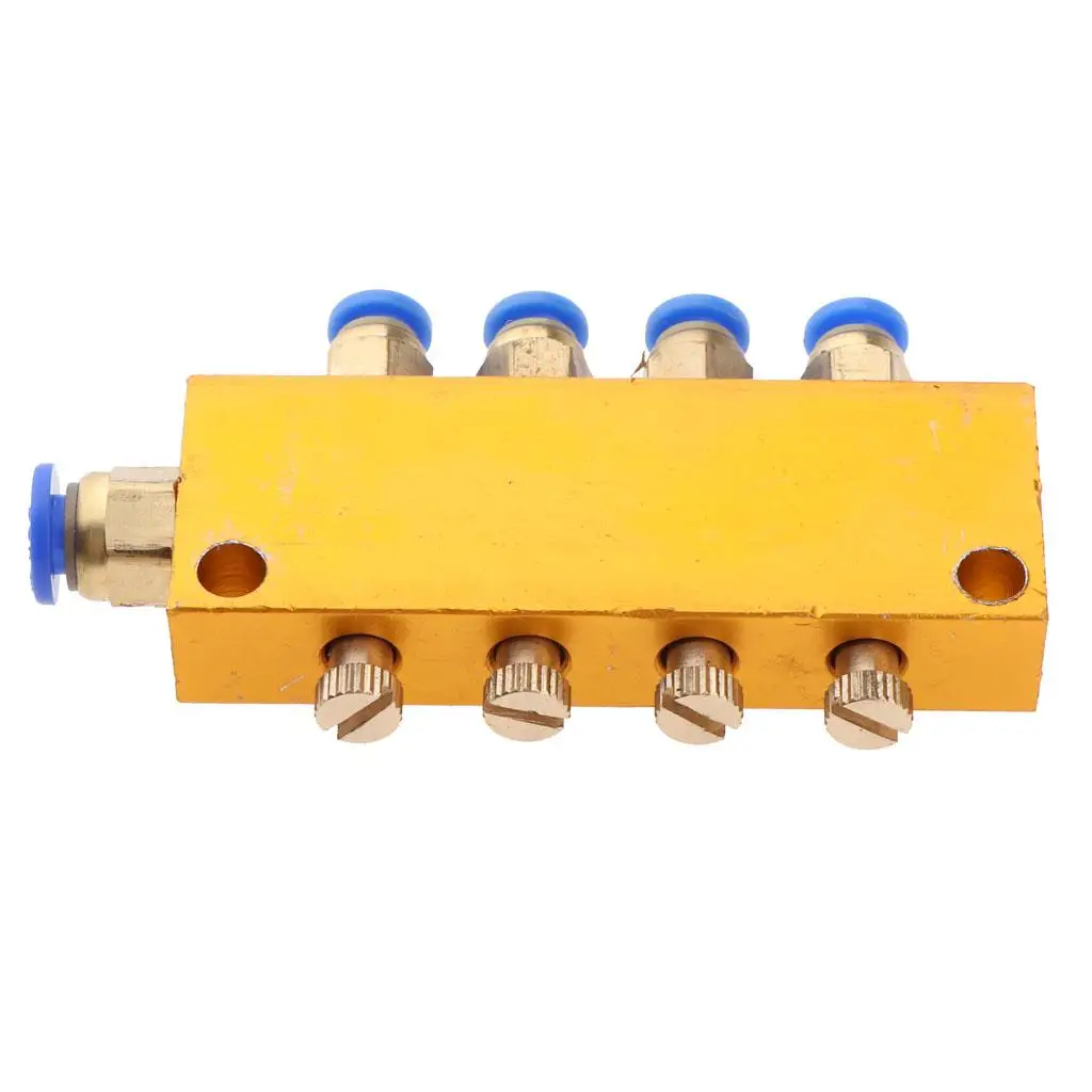 Centralized Lubrication System Copper Lube Oil Distributor Multi Outlet Value Block for Auto Oil Canister
Centralized Lubrication System Copper Lube Oil Distributor Multi Outlet Value Block for Auto Oil Canister