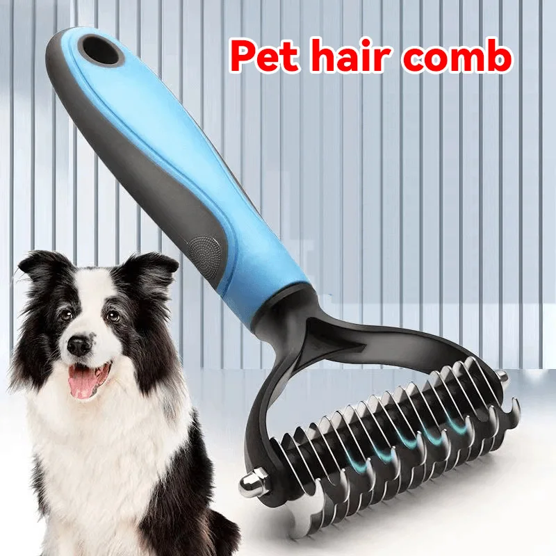 Professional Pet Deshedding Brush Dog Hair Remover Pet Fur Knot Cutter Puppy Cat Comb Brushes Dogs Grooming Shedding Supplies 
Professional Pet Deshedding Brush Dog Hair Remover Pet Fur Knot Cutter Puppy Cat Comb Brushes Dogs Grooming Shedding Supplies
