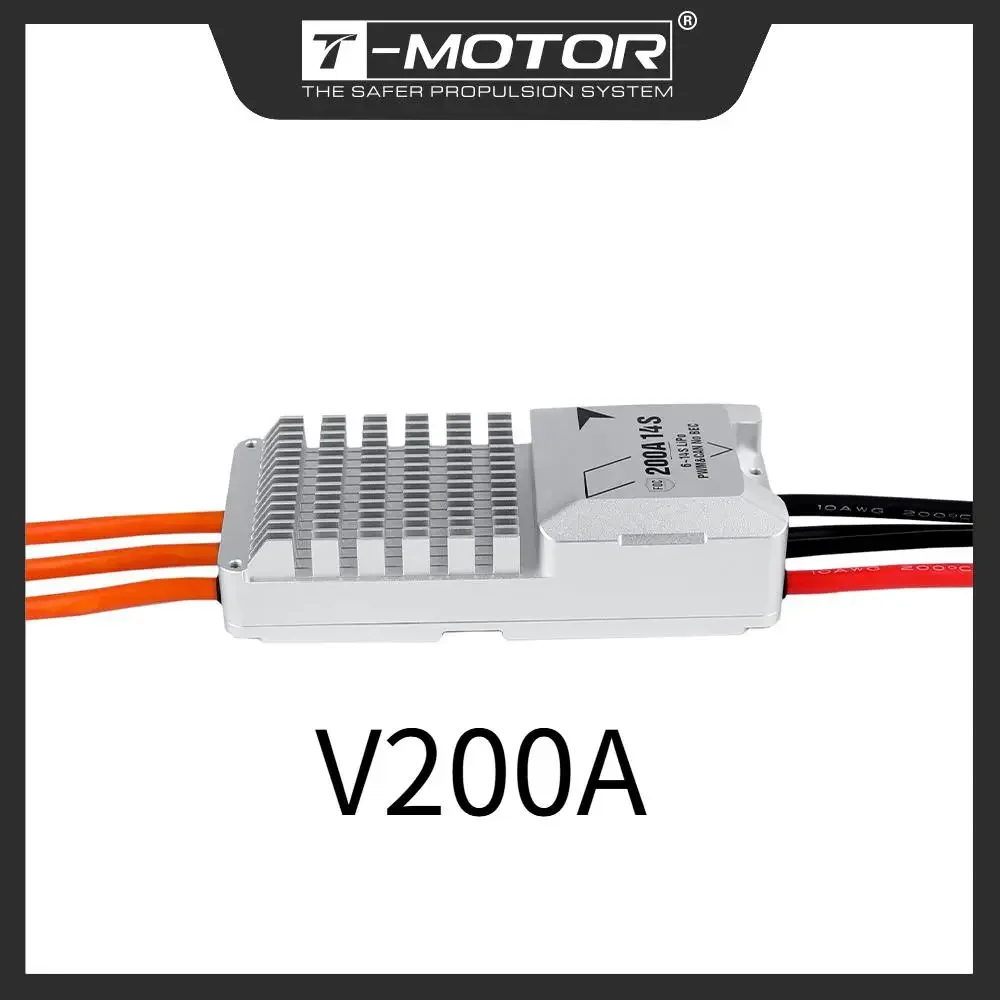 T-MOTOR FOC ESC V200A Electric Speed Controller 14S For Drone VTOL VL Motor VL1028 VL1032 VL1035 Fast Response PWM/CAN
T-MOTOR FOC ESC V200A Electric Speed Controller 14S For Drone VTOL VL Motor VL1028 VL1032 VL1035 Fast Response PWM/CAN