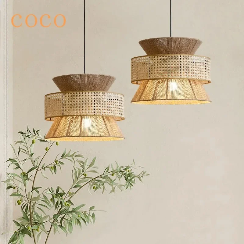 Vintage Handmade Hemp Rope Chandelier B&B Restaurant Bar Cafe Dining Room Led Pendant Lights Hanging LED Lamp Fixture
Vintage Handmade Hemp Rope Chandelier B&B Restaurant Bar Cafe Dining Room Led Pendant Lights Hanging LED Lamp Fixture