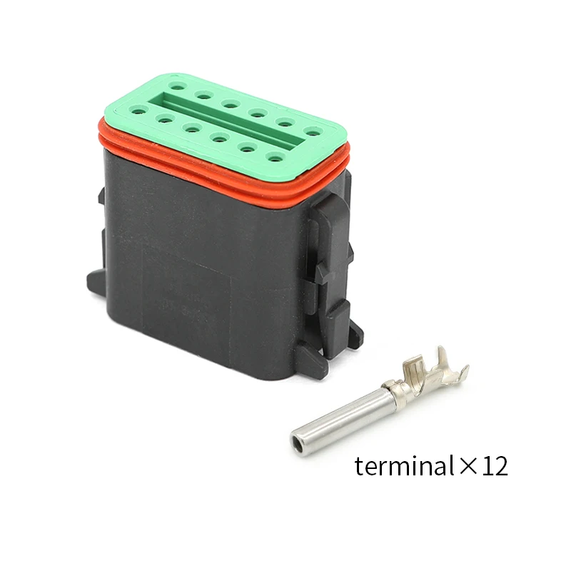 DT06-12S-E004/DT06-12SA-E004 Waterproof DEUTSCH car connector female 12 pin end with female end 1062-16-0122
DT06-12S-E004/DT06-12SA-E004 Waterproof DEUTSCH car connector female 12 pin end with female end 1062-16-0122