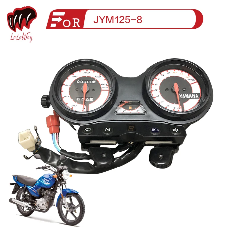 For YAMAHA JYM125-8,Motorcycle Odometer Speedometer Gauge Signal Dual Digital Display KM/H Instrument assembly
For YAMAHA JYM125-8,Motorcycle Odometer Speedometer Gauge Signal Dual Digital Display KM/H Instrument assembly