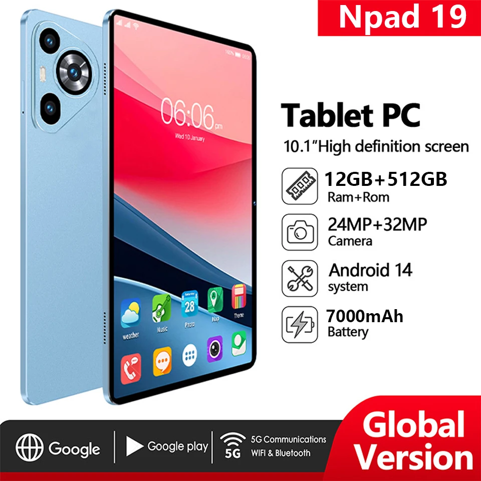 Планшет KaiAqua New 10.1 дюйма на Android с Google Play, восьмиядерным процессором, двумя камерами, двумя SIM-картами, поддержкой 5G, Bluetooth, Wi-Fi, 12 ГБ ОЗУ + 512 ГБ ПЗУ
Планшет KaiAqua New 10.1 дюйма на Android с Google Play, восьмиядерным процессором, двумя камерами, двумя SIM-картами, поддержкой 5G, Bluetooth, Wi-Fi, 12 ГБ ОЗУ + 512 ГБ ПЗУ