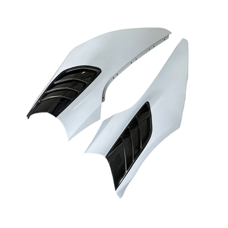 Высококачественный обвес из карбона для McLaren 720S: новые передние крылья в стиле R, качественные автомобильные брызговики
Высококачественный обвес из карбона для McLaren 720S: новые передние крылья в стиле R, качественные автомобильные брызговики