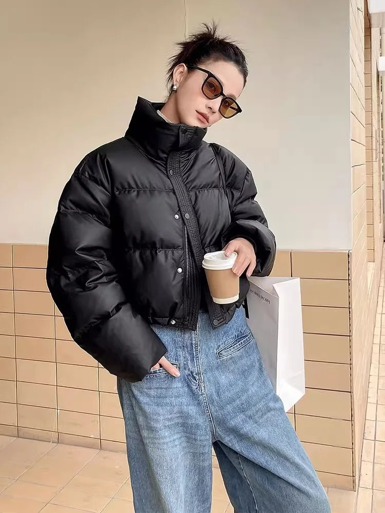 Корейская утепленная хлопковая куртка с воротником-стойкой, осень-зима 2024, однотонная, приталенная, с длинными рукавами, на молнии
Корейская утепленная хлопковая куртка с воротником-стойкой, осень-зима 2024, однотонная, приталенная, с длинными рукавами, на молнии