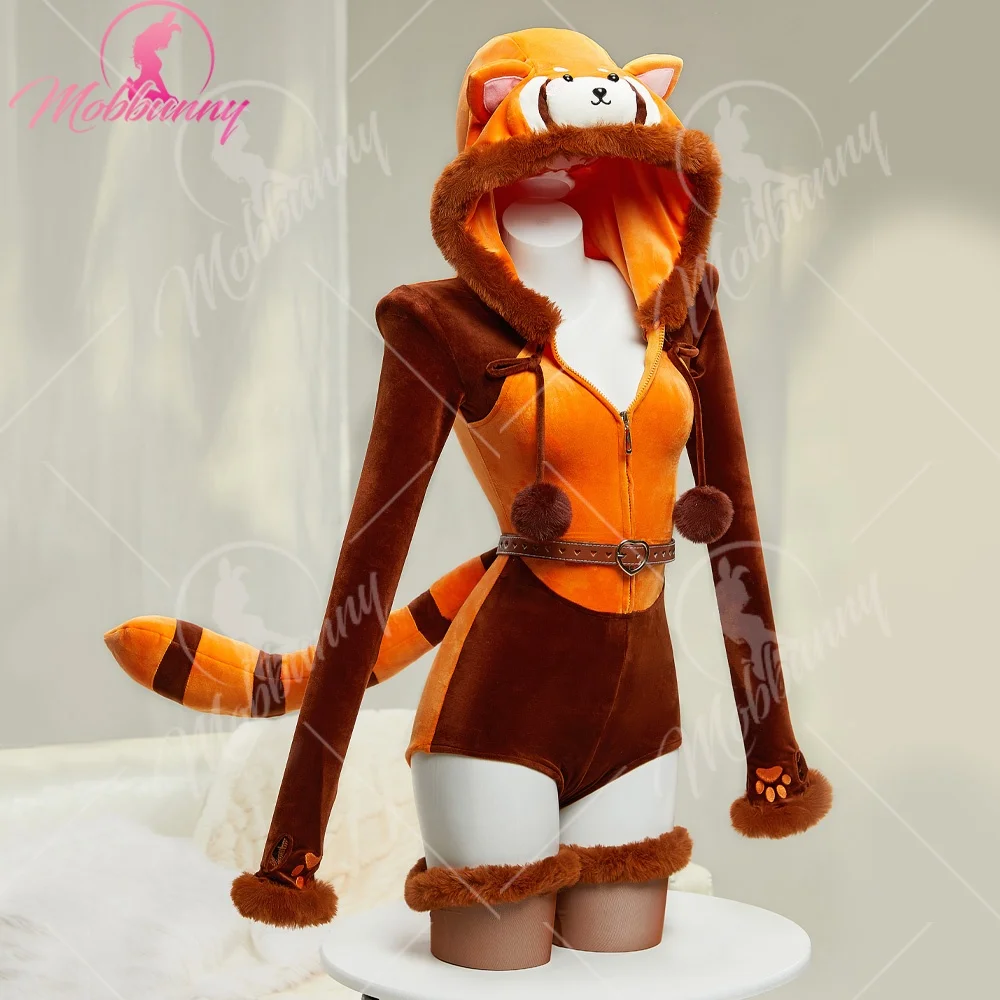 Women's Red Panda Sexy Plush Homewear Cosplay Furry Cute Romper with Tail and Belt Halloween Cosplay Costume 2026
Women's Red Panda Sexy Plush Homewear Cosplay Furry Cute Romper with Tail and Belt Halloween Cosplay Costume 2026