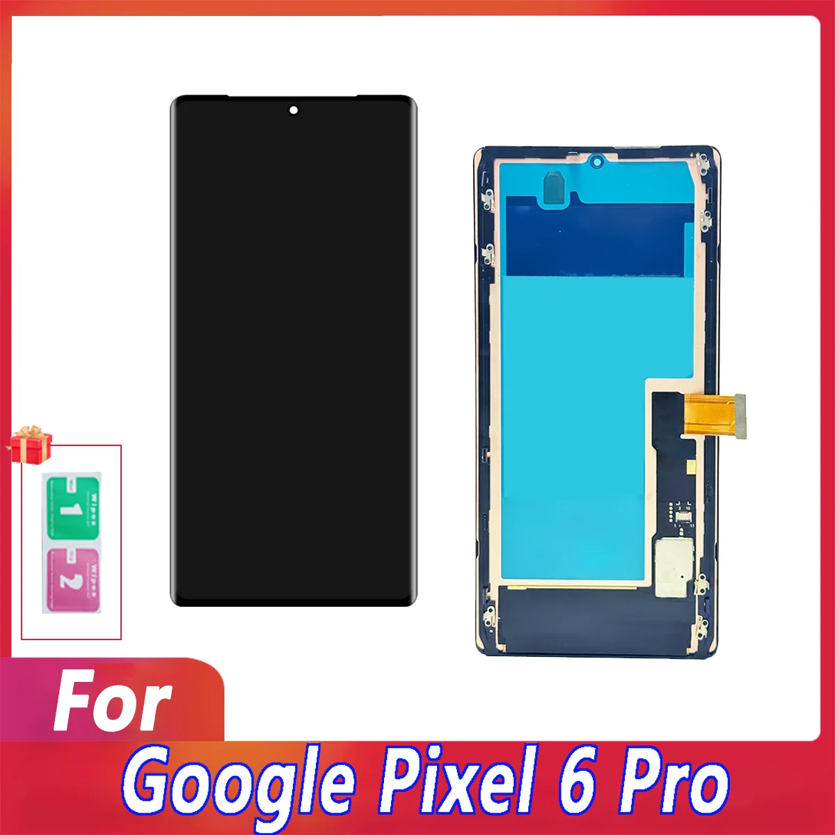 Pop NEW 6.7" For Google Pixel 6 Pro LCD Display Digital Touch Screen Replacement AMOLED For Pixel 6 GLUOG/G8VOU LCD Assembly Pa
Pop NEW 6.7" For Google Pixel 6 Pro LCD Display Digital Touch Screen Replacement AMOLED For Pixel 6 GLUOG/G8VOU LCD Assembly Pa