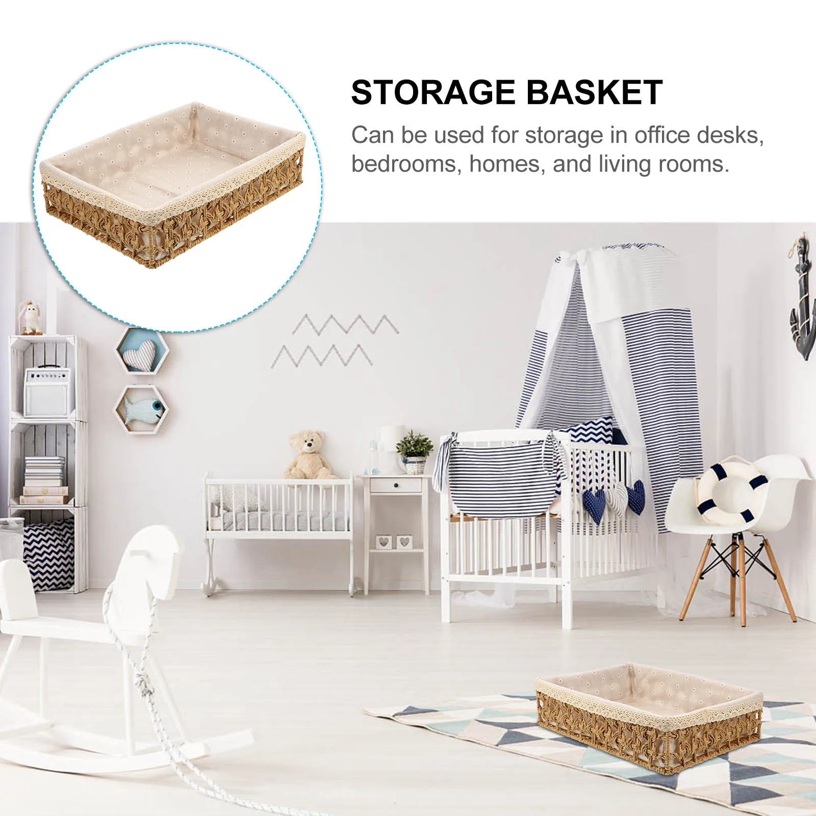 1Pcs Desktop Storage Basket Simulated Rattan Woven Organizer Compact Home Office Desktop Practical Storage Basket Space 
1Pcs Desktop Storage Basket Simulated Rattan Woven Organizer Compact Home Office Desktop Practical Storage Basket Space