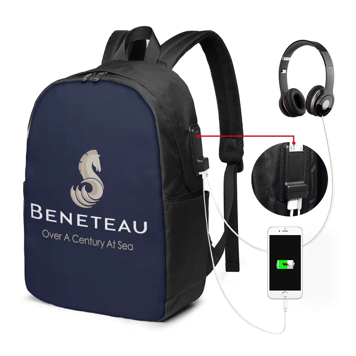 Beneteau Sailboat Sailing Yacht Backpack Travel Notebook Bag Computer College Student School Bag Laptop Shoulder Bags
Beneteau Sailboat Sailing Yacht Backpack Travel Notebook Bag Computer College Student School Bag Laptop Shoulder Bags