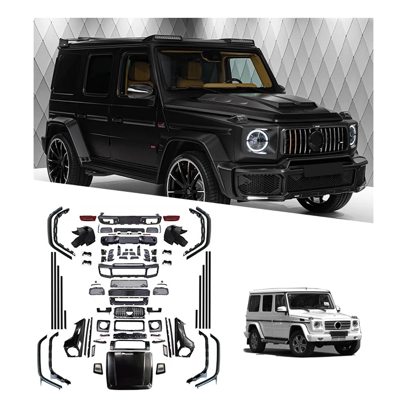 Для новых модификаций переднего и заднего бампера класса G Amg, Комплект кузова для Mercedes-Benz класса G W463 до W464 AMG 2004-2018
Для новых модификаций переднего и заднего бампера класса G Amg, Комплект кузова для Mercedes-Benz класса G W463 до W464 AMG 2004-2018