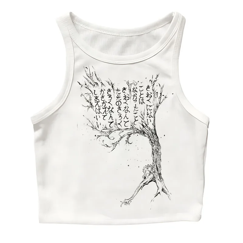 2000s summer streetwear Harajuku letter printed vest retro Gothic pattern women's clothing Y2k printed women's baby vest
2000s summer streetwear Harajuku letter printed vest retro Gothic pattern women's clothing Y2k printed women's baby vest