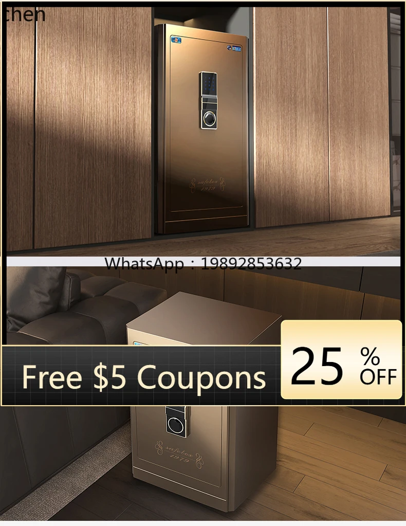 D23 Национальный стандартный противовзломный большой шкаф-сейф с отпечатком пальца и Wi-Fi, невидимая прикроватная тумбочка, интегрированная, 3C
D23 Национальный стандартный противовзломный большой шкаф-сейф с отпечатком пальца и Wi-Fi, невидимая прикроватная тумбочка, интегрированная, 3C