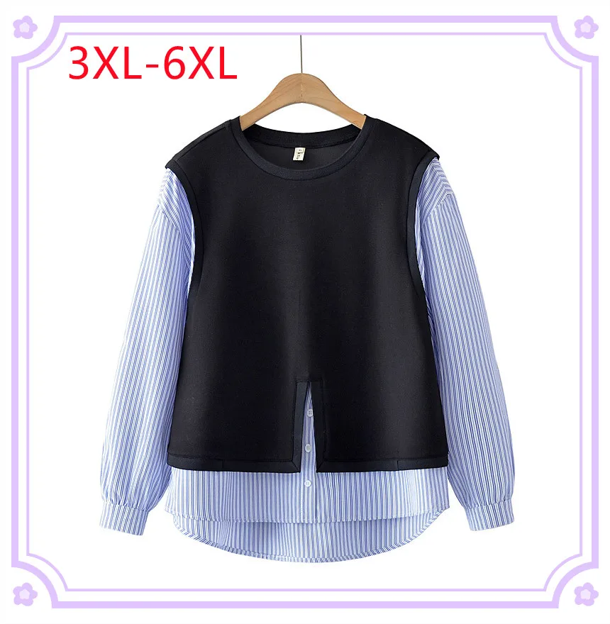 New 2025 Ladies Spring Autumn Plus Size Tops For Women Large Size Long Sleeve O-neck Tops Coat 3XL 4XL 5XL 6XL
New 2025 Ladies Spring Autumn Plus Size Tops For Women Large Size Long Sleeve O-neck Tops Coat 3XL 4XL 5XL 6XL