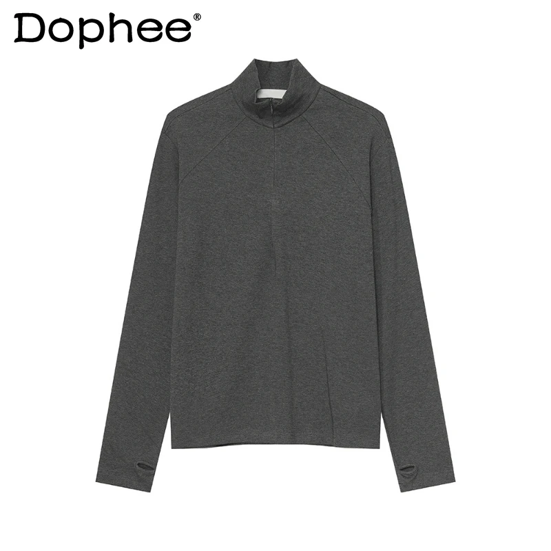 Мужские футболки с воротником-стойкой на молнии, однотонные, весна 2026, приталенные, комфортные, простые и стильные, с длинным рукавом, модные топы
Мужские футболки с воротником-стойкой на молнии, однотонные, весна 2026, приталенные, комфортные, простые и стильные, с длинным рукавом, модные топы