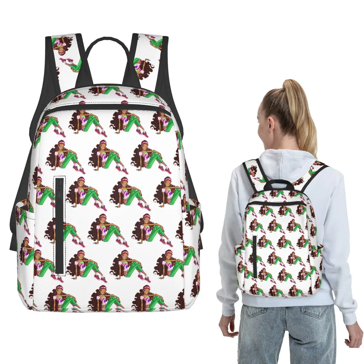Aisha Backpack Daypack Boys Girls BookBag School Bag Shoulder Bags for Men Women
Aisha Backpack Daypack Boys Girls BookBag School Bag Shoulder Bags for Men Women