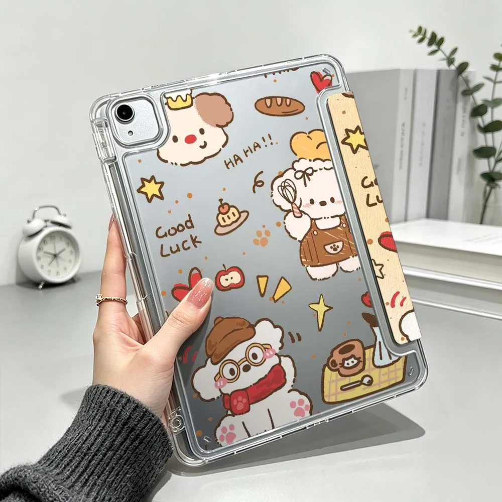 Cute White Dog Pattern Soft For iPad Pro Air mini 6 5 4 3 2 1 11th 10th 6th 5th M5 M4 A17 Pro A16 Foldable 3Y Tablet Case
Cute White Dog Pattern Soft For iPad Pro Air mini 6 5 4 3 2 1 11th 10th 6th 5th M5 M4 A17 Pro A16 Foldable 3Y Tablet Case