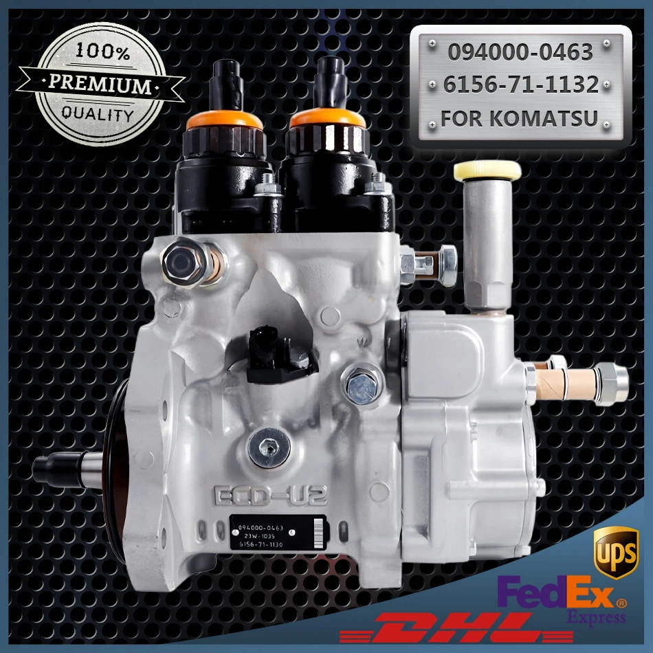 High Quality Fuel Injection Pump 094000-0463 6217-71-1132 for Komatsu Engine SA6D140E-3E-7 Excavator PC600LC-7 Dozer D155AX-5 
High Quality Fuel Injection Pump 094000-0463 6217-71-1132 for Komatsu Engine SA6D140E-3E-7 Excavator PC600LC-7 Dozer D155AX-5