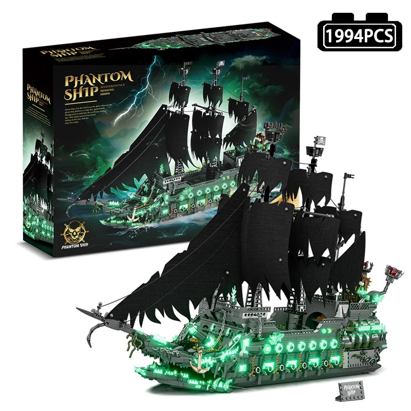 1994PCS Ideas Series Black Pearl Pirate Ship Building Bricks Creative Expert Medieval Pirate Ship Model Bricks Toys For Boy Gift
1994PCS Ideas Series Black Pearl Pirate Ship Building Bricks Creative Expert Medieval Pirate Ship Model Bricks Toys For Boy Gift