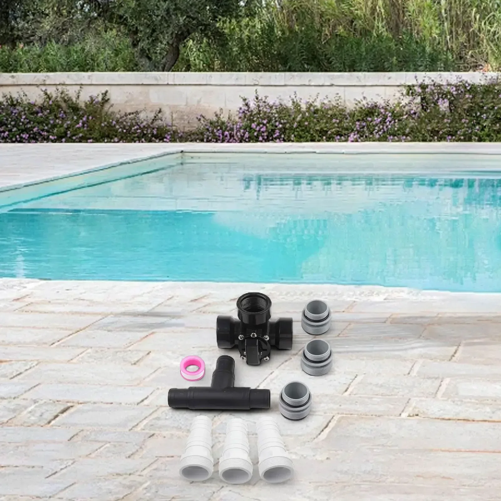 1.5 Inch Pool Valve 3 Way Pool Valve For Pool Equipment Rubber O Rings Adjustable Stop Function Convenient Replacement
1.5 Inch Pool Valve 3 Way Pool Valve For Pool Equipment Rubber O Rings Adjustable Stop Function Convenient Replacement