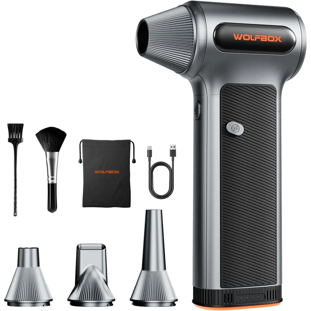 Пылесос со сжатым воздухом со съемной батареей и 4 насадками, беспроводной 3-скоростной регулируемый мини-вентилятор для клавиатуры компьютера, автомобильный Cle
Пылесос со сжатым воздухом со съемной батареей и 4 насадками, беспроводной 3-скоростной регулируемый мини-вентилятор для клавиатуры компьютера, автомобильный Cle