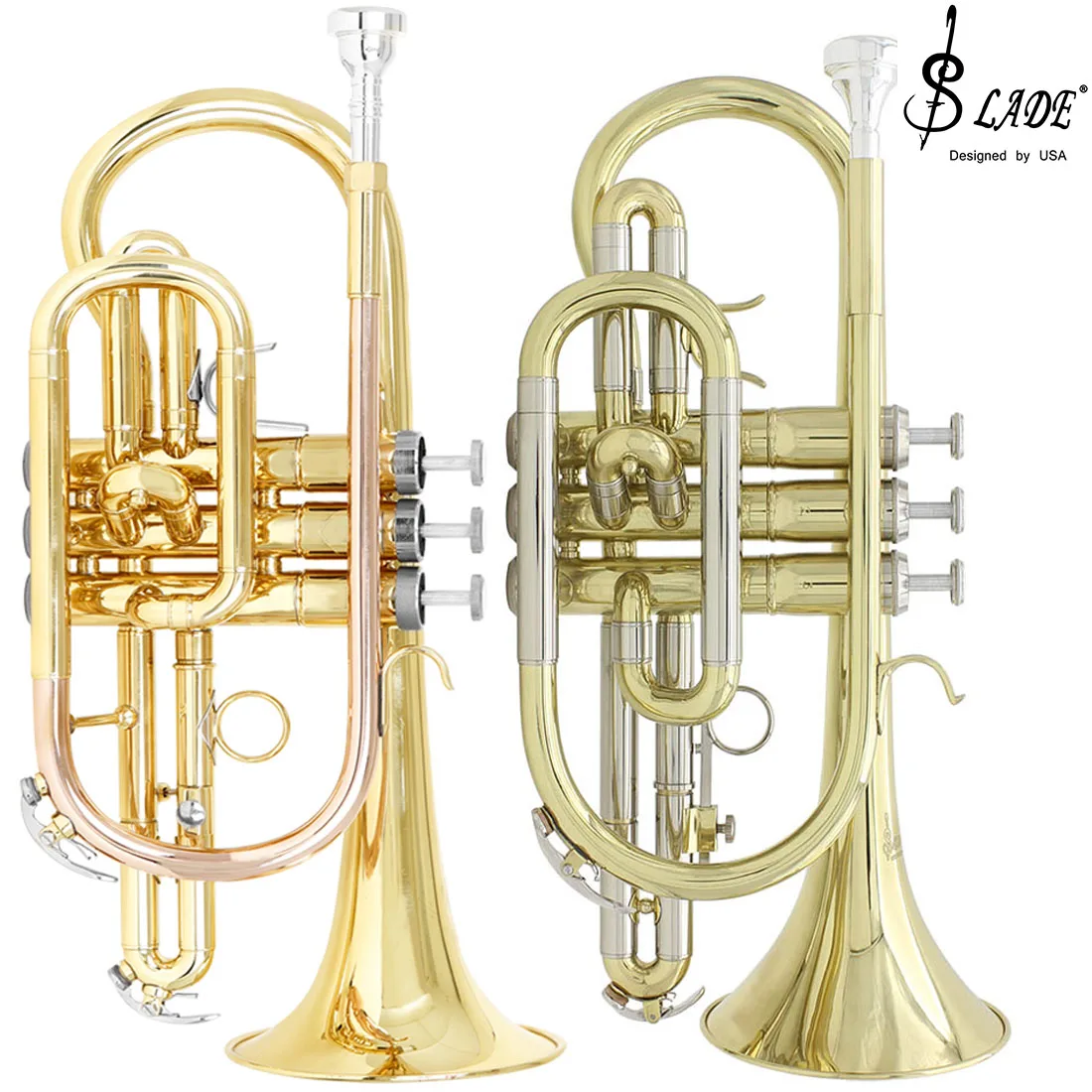 SLADE Bb Cornet Lacquer Gold B-Tone Horn Professional Brass Instrument Cornet for Students/Beginners Performance Examinations
SLADE Bb Cornet Lacquer Gold B-Tone Horn Professional Brass Instrument Cornet for Students/Beginners Performance Examinations
