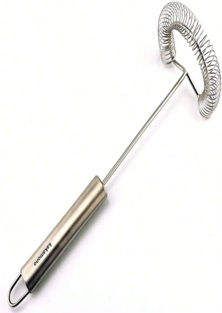 Egg Beater Stainless Surround HelixSpring Coil Whisk, Egg Frother, Milk And Blender - Kitchen Utensils (Small)
Egg Beater Stainless Surround HelixSpring Coil Whisk, Egg Frother, Milk And Blender - Kitchen Utensils (Small)