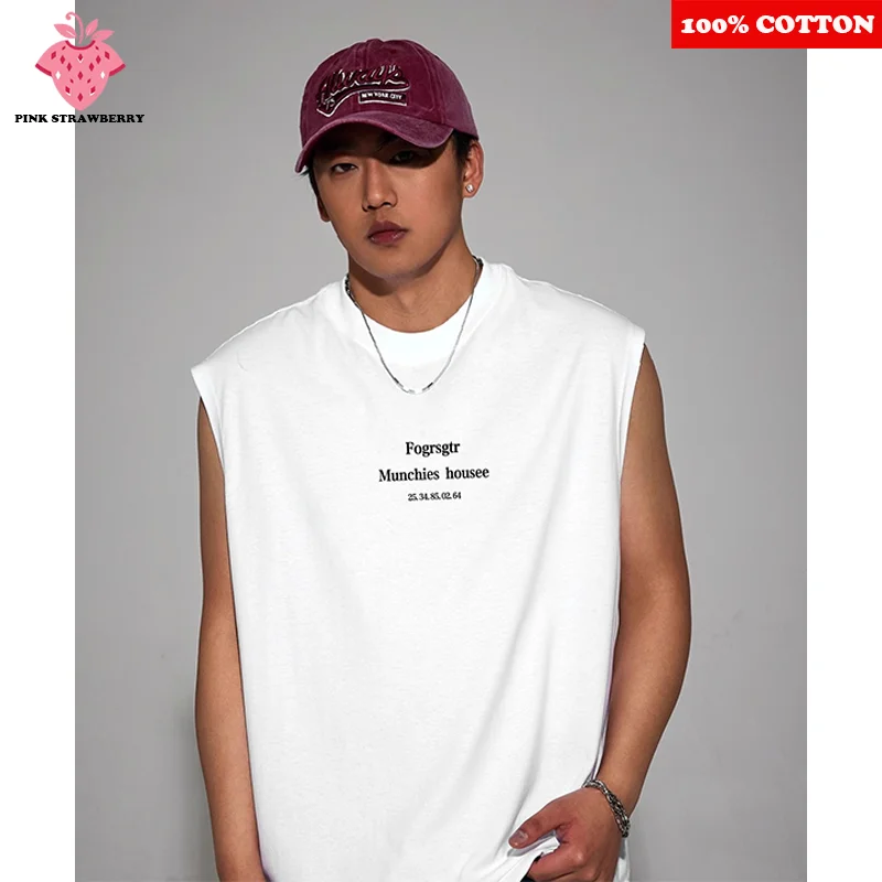 American Letter Print Vest T-shirt Men Summer 2025 New White Sport Fitness Swimming Run Shirt sleeveless Vest Quick Dry Y2k Top
American Letter Print Vest T-shirt Men Summer 2025 New White Sport Fitness Swimming Run Shirt sleeveless Vest Quick Dry Y2k Top