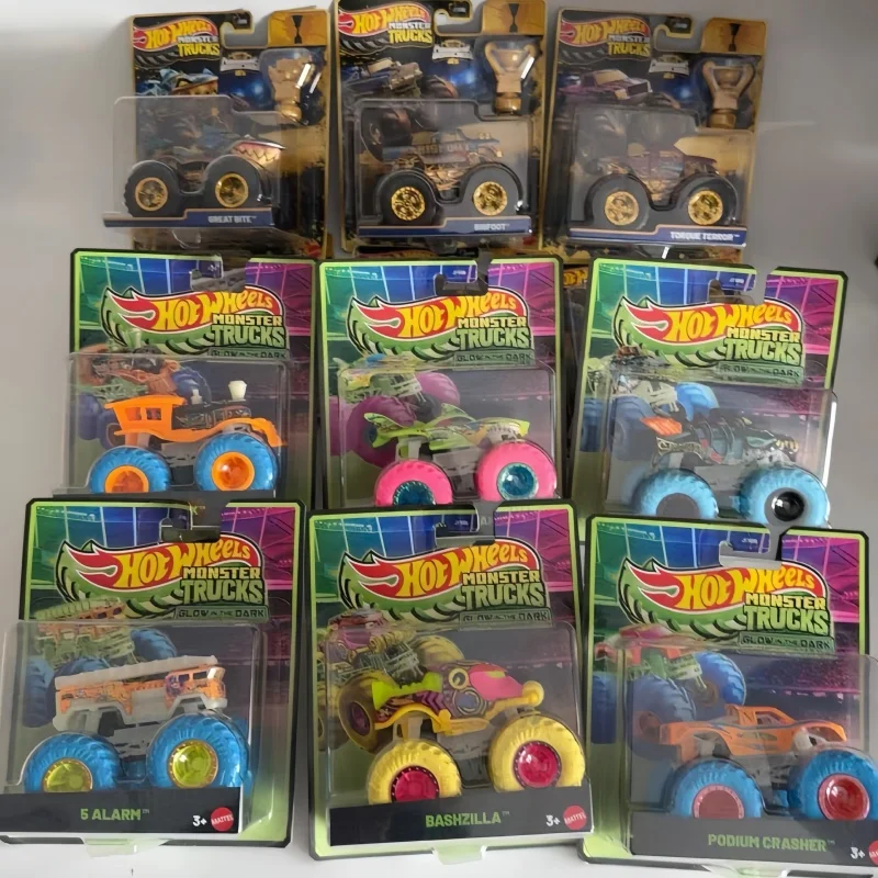 In Stock Original Hot Wheels Monster Truck Glow In The Dark Serise Die Cast Model Car Decoration Collection Surprise Toys
In Stock Original Hot Wheels Monster Truck Glow In The Dark Serise Die Cast Model Car Decoration Collection Surprise Toys