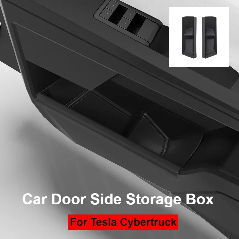 Front Door Side Storage Box for Tesla Cybertruck 2024 TPE Storage Organizer Tray Door Armrest Umbrella Trash Box Car Accessories
Front Door Side Storage Box for Tesla Cybertruck 2024 TPE Storage Organizer Tray Door Armrest Umbrella Trash Box Car Accessories