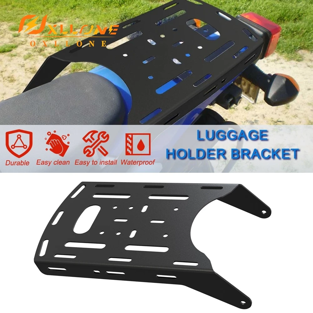 Motorcycle FOR SUZUKI DRZ400 DRZ400S DRZ400SM DRZ400E 2000-2023 Rear Luggage Rack Cargo Rack Support Shelf Holder 2022 2021 2020
Motorcycle FOR SUZUKI DRZ400 DRZ400S DRZ400SM DRZ400E 2000-2023 Rear Luggage Rack Cargo Rack Support Shelf Holder 2022 2021 2020