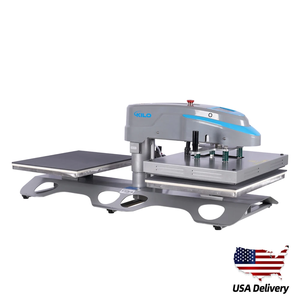 16 X 20 Pneumatic Swing Head Heat Press Machine Dual Platen T-shirt Heat Transfer Home DIY LCD Screen Control Air Spring
16 X 20 Pneumatic Swing Head Heat Press Machine Dual Platen T-shirt Heat Transfer Home DIY LCD Screen Control Air Spring