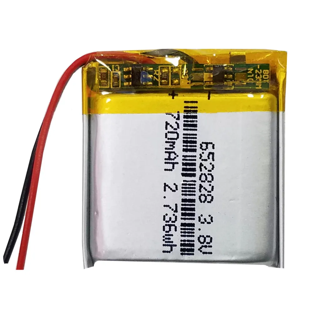 Литий-полимерный аккумулятор 3.8V 720mAh 652828 632933 663030 673030 572829 582830 для детских умных часов Mitu, ручек для чтения и игрушек
Литий-полимерный аккумулятор 3.8V 720mAh 652828 632933 663030 673030 572829 582830 для детских умных часов Mitu, ручек для чтения и игрушек